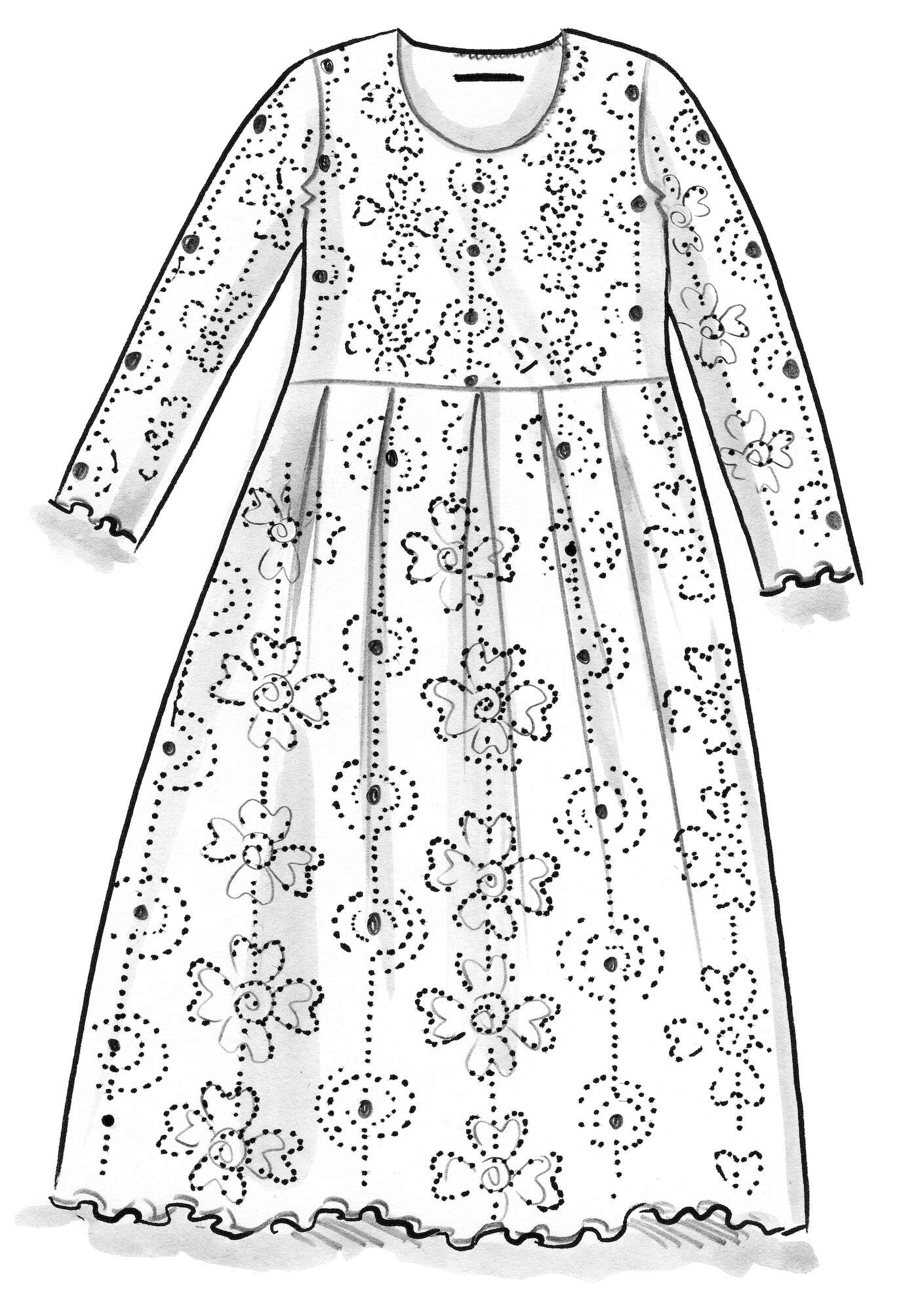 Robe  Deco  en jersey de micromodal/élasthanne