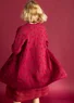 “Astrid” organic/recycled cotton coatigan (pomegranate XXL)