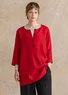 Woven linen tunic (amaryllis XS)