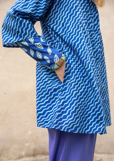 Blouse "Krusa" van biologisch katoen - lupine