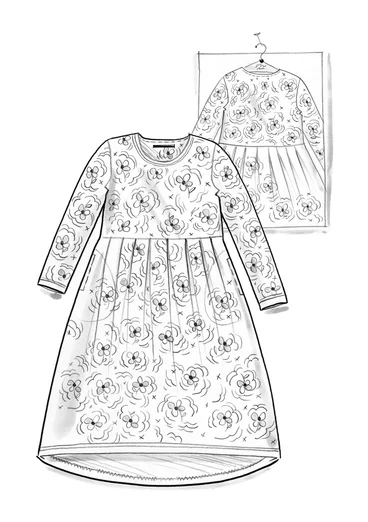 Jerseykleid „Amandine“ aus Bio-Baumwolle/Modal - rost