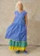 “Nord” woven dress in organic cotton (blue lotus M)