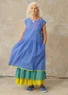 Kleid „Nord“ aus Bio-Baumwollgewebe (lotusblau S)