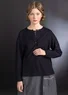 Woven organic cotton twill shirt (black XXL)