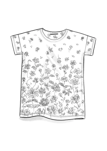 T-shirt "Peony" i ekologisk bomull/modal - 