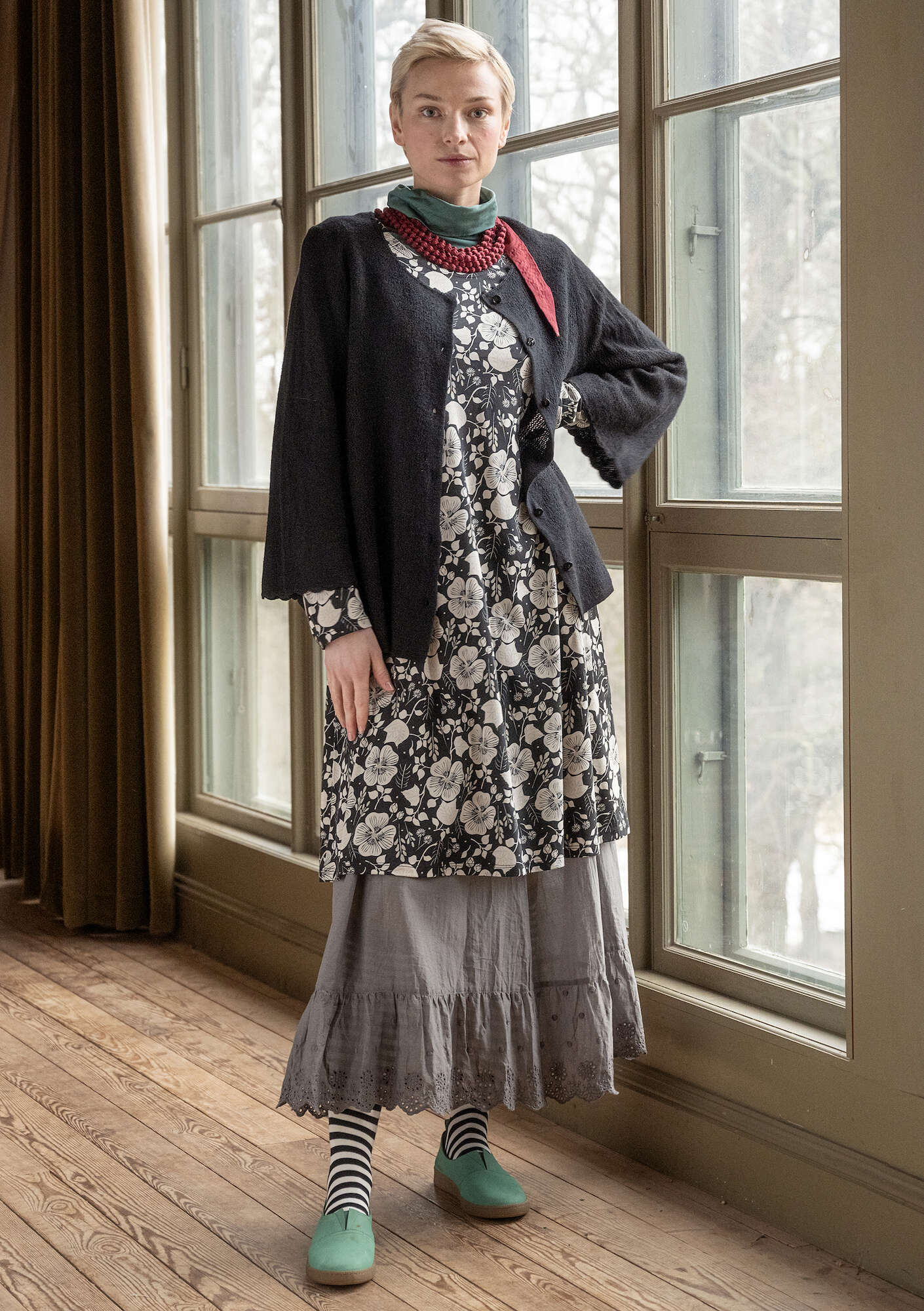 Tricot jurk zwart hotsell