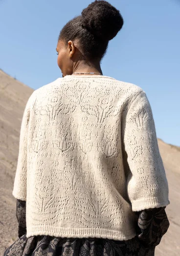 Gilet "Shadow" en laine d'agneau mélangée - sable clair