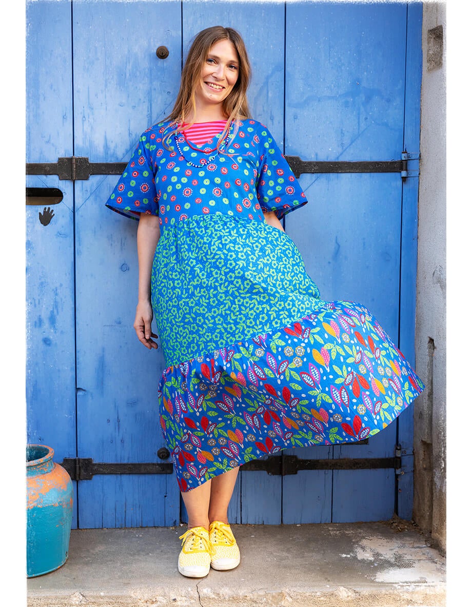 “Havanna” woven dress in organic cotton