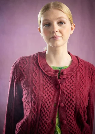 Strickjacke „Eternity“ aus Lammwollmischung - terrazzorosa