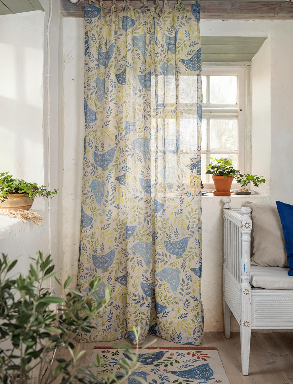 Curtain ”Okarina” in linen