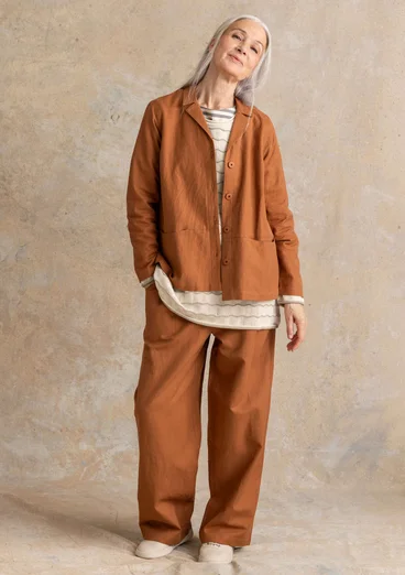 Webhose „Esme“ aus Bio-Baumwolle/Leinen - eichel