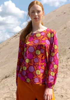 Shirt „Pink Moon“ aus Lyocell/Elasthan - dunkelhibiskus