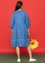 “Margit” woven linen/modal dress (arctic blue S)
