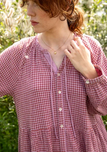 “Ottilia” woven organic cotton dress - lilac