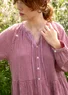 “Ottilia” woven organic cotton dress (lilac S)