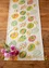 “Nest” table runner in organic cotton (cicada One Size)