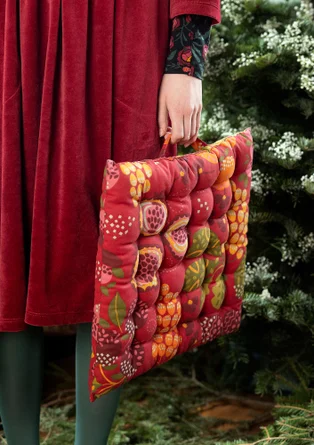 “Fruits” organic cotton seat cushion - tomato
