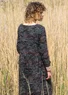 “Dorinda” jersey dress in organic cotton/modal (black XL)