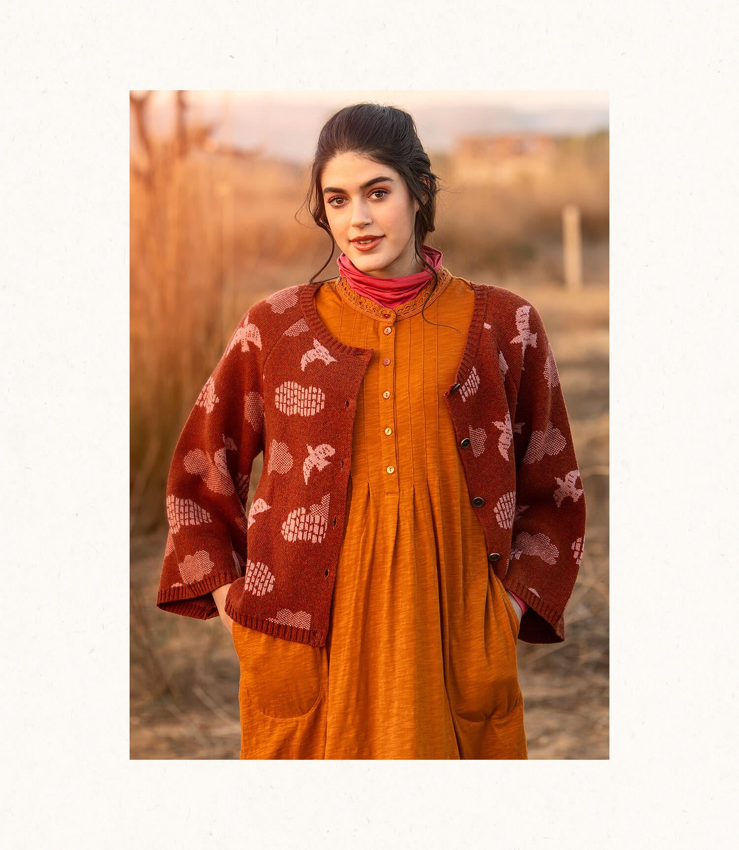 2024 YLÈVE /ACETATE ORGANIC COTTON SK Wool & eco cotton patterned clothes Autumn collection 2024