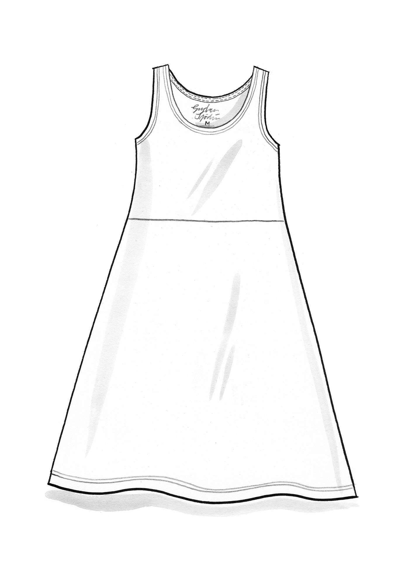 Tricot jurk  Adena  van lyocell/elastaan petrol