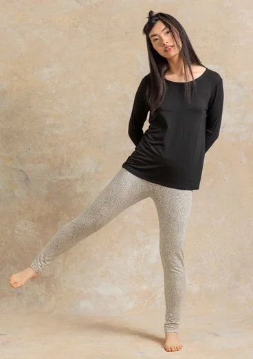 “Bianca” lyocell/elastane jersey top - black