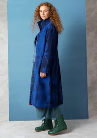 Manteau "Marabel" en tissu de laine/polyester - indigo foncé