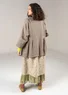 “Bodil” woven linen jacket (mole S)