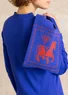 Stricktasche „Skåne“ aus Bio-/Recycling-Baumwolle (kobaltblau Einheitsgröße)