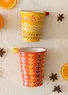 Tasse "Caramel" en céramique, lot de 2 (piment Taille unique)