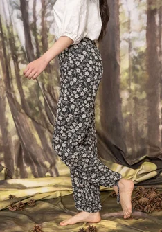 Pantalon « Myren » en jersey de modal - svart