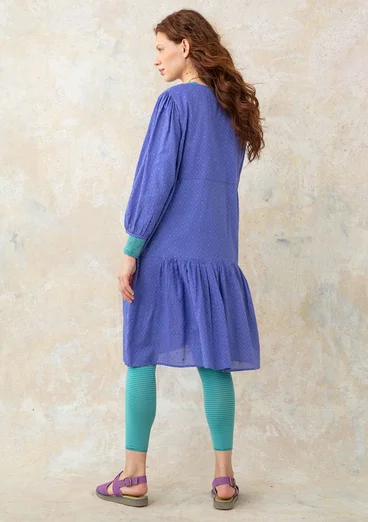 Robe en coton biologique tissé - bleu ciel