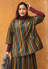 Bluse „Akira“ aus Bio-Baumwolle - schwarz
