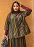 Blouse "Akira" en coton biologique (noir S)