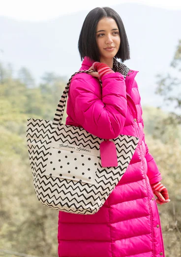 “Travel” organic cotton bag - black