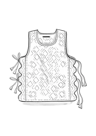 “Noor” organic cotton quilted waistcoat -