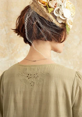 Woven “Tania” dress in organic cotton - timothy