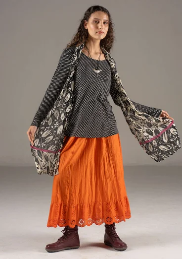 Woven organic cotton underskirt - rosehip