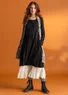 “Helga” jersey dress in lyocell/spandex (black S)