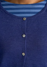 Gilet en laine biologique - violet