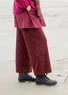 Pantalon "Aurora" en jersey de coton biologique/modal/élasthanne (aubergine foncé M)