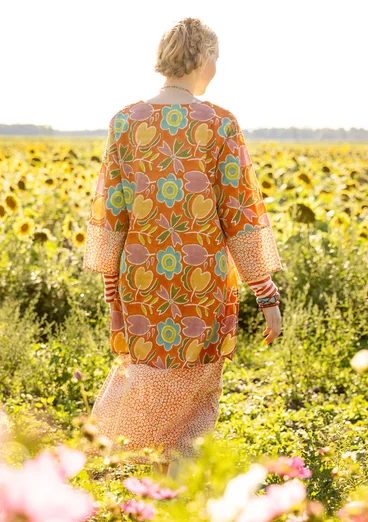 Geweven tuniek "Cikoria" van biologisch katoen - masala