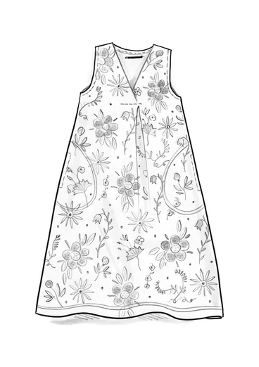 Jerseykleid „Midsommarsol“ aus Bio-Baumwolle - seegras