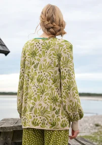 Strickjacke „Bohuslän“ aus Bio-/Recycling-Baumwolle - dunkelnatur