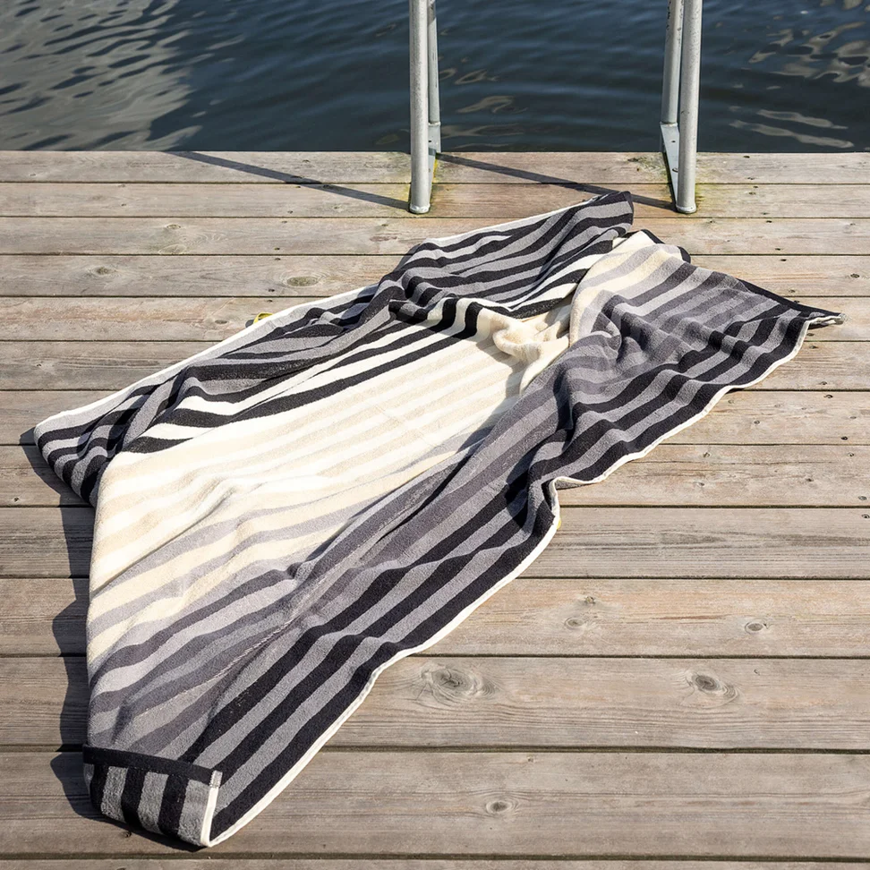 Kylpypyyhe "Sunset” ekopuuvillaa - musta