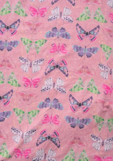 “Fjäril” woven organic cotton dress - dusky pink