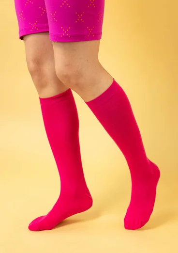 Polvisukat ekopuuvillaa - kirsikka