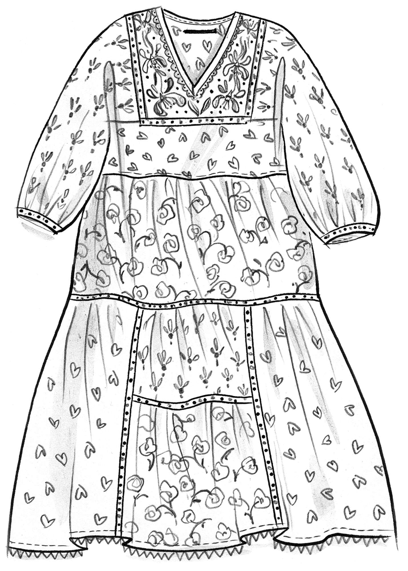 Kleid „Melodie“ aus Öko-Baumwolle