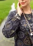 Webkleid „Poesi“ aus Bio-Baumwolle (schwarz L)