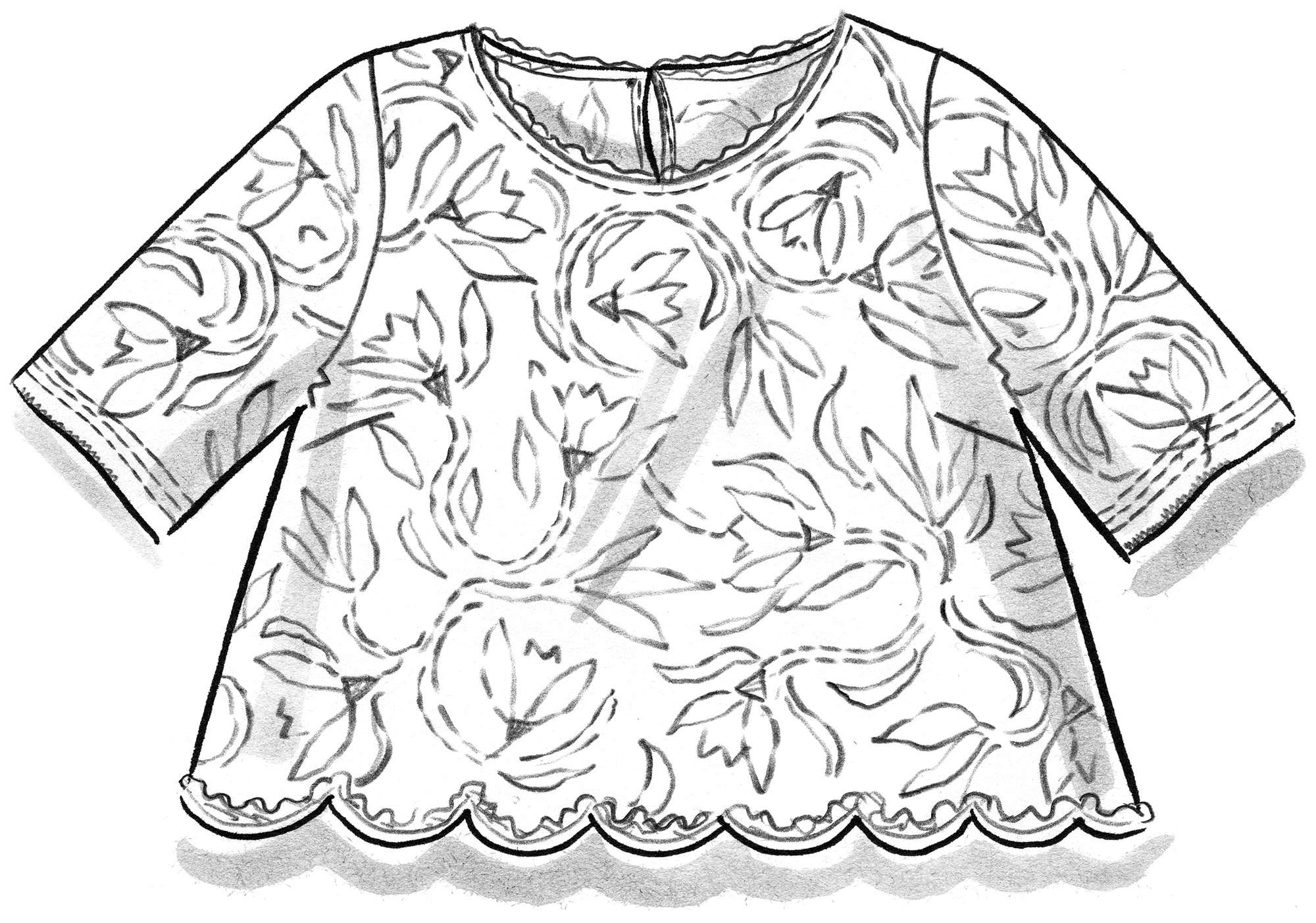 Bluse „Kalyani“ aus Öko-Baumwolle