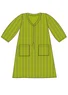 Robe à encolure en V (kiwi/stripe S)